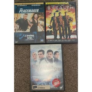 Action drama DVD lot Stealth The Peacemaker Children of Hung Shi